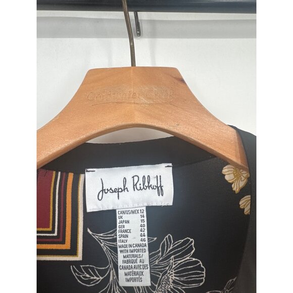 Joseph Ribkoff Floral Geometric Tunic Top Multicolor Womens size large - Picture 5 of 7